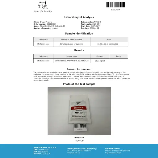 Dianabol 20 mg - Image 2